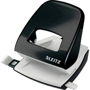 Leitz WOW перфоратор NeXXt, 30 листа, черен (кутия) (50081095)