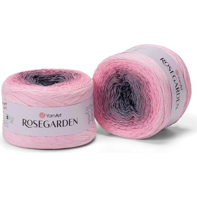 Yarn Art Rosegarden 313 variace šedé a růžové