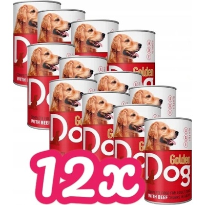 Golden dog Adult Hovädzia 12 x 1240 g