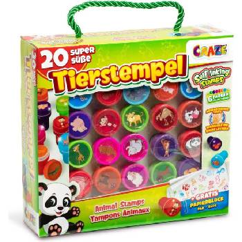 CRAZE Детски комплект печати Craze - Разноцветни животни (C17784)