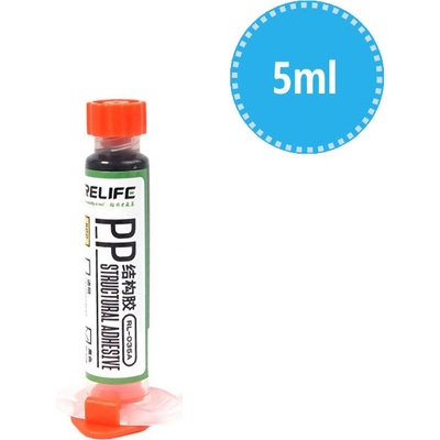 Relife RL-035A - Štrukturálne Lepidlo 5 ml Čierne