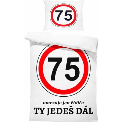 Impar Obliečky Ty ideš ďalej 75 rokov 140x200 70x90