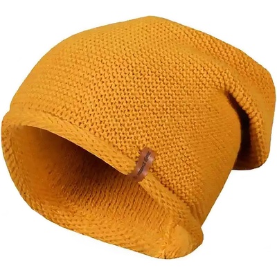 Biju dámská pletená zimní čepice žlutá 7100382-1