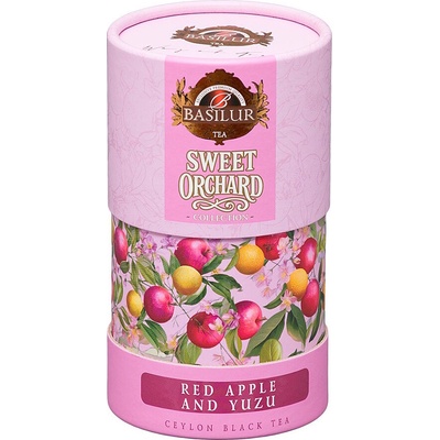 BASILUR Sweet orchard red apple & yuzu černý čaj 75 g