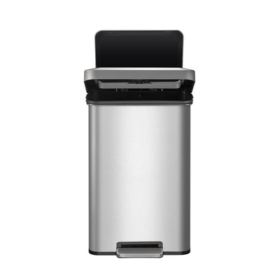 EKO-Europe EKO Кош за отпадъци с педал COZY- 45 литра - мат (EKO 938245 - Matt s/s)