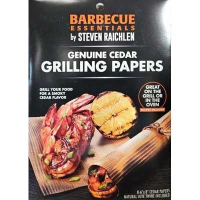 Steven Raichlen Best of Barbecue Cedrový papír Barbecue Essentials, 8 ks