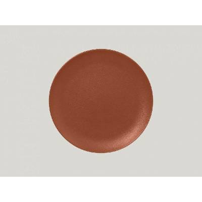 RAK Porcelain Talíř mělký 24 cm hnědá RAK-NFNNPR24BW