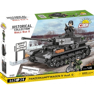 COBI 3127 World War II Německý tank Panzerkampfwagen IV Ausf. G 1:35