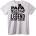 NOONEBRAND Тениска Татко легенда - 2XL, White