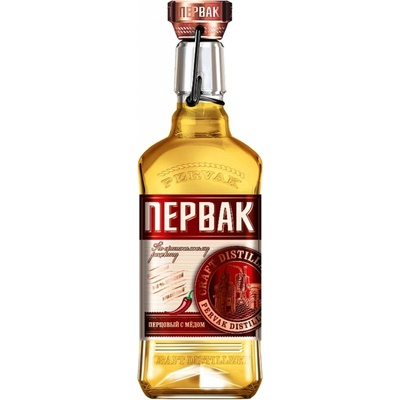 Pervak Pepper with Honey 40% 0,5 l (holá láhev)
