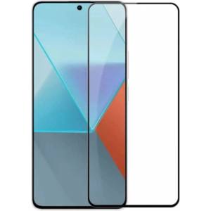 Mobi-Fon Стъклен протектор за дисплей OG 5D Slim с цяло лепило, За Xiaomi Redmi Note 13 5G, Черен (GLASS_Xiaomi Redmi Note 13 5G)