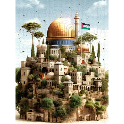 Anatolian - Puzzle Yasin Yaman: Jerusalem - 1 000 piese