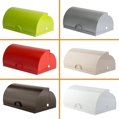 Пластмасова кутия за хляб Drina - различни цветове (10230)