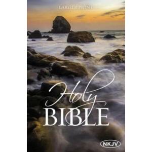 NKJV, Holy Bible, Larger Print, Paperback (ISBN: 9780718083298)