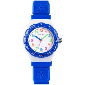 Skmei Детски часовник SKMEI Flower, Тъмно син, Различни цветове (SKMEI-1483-KIDS-DARK-BLUE) Часовници