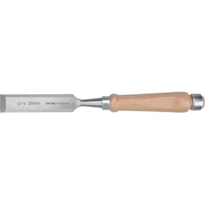 EXTOL PREMIUM dláto s bukovou rukojetí, 25mm, délka 280mm, CrV EXT8812325