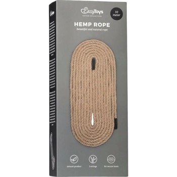 EasyToys Hemp Bondage Rope konopné Shibari lano 10 m