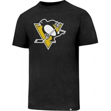 47 Brand NHL PITTSBURGH PENGUINS CLUB TEE Klubové tričko černá