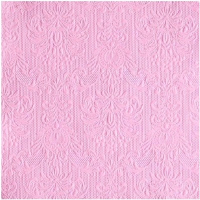 Ambiente ubrousky Elegance 3V sv.růžové 15ks 33x33cm