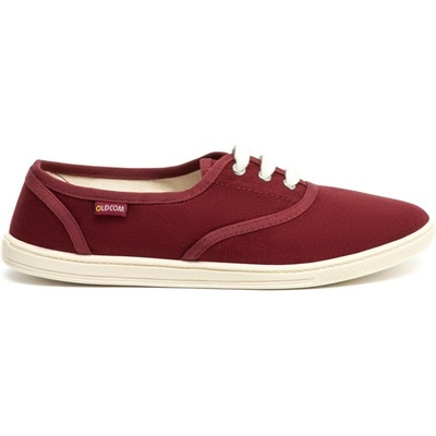 Oldcom dámske tenisky OXFORD CANVAS vínová,biela