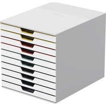 Durable Varicolor box 10 zásuvek bílý