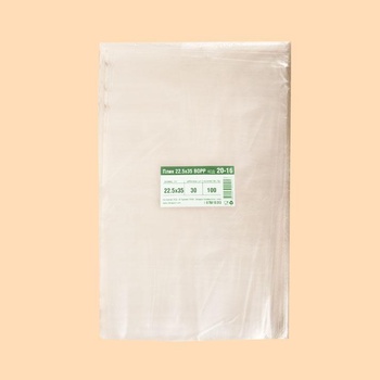 Image 1 of ЕКСТРА ПАК Плик 22.5х35 bopp 100бр