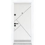 Starsteeldoor Блиндирана врата Parkdor M-15 Бяла перла (цена без монтаж)