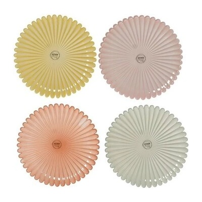Kitchen goods ЧИНИЯ ЗА ЗАКУСКА 873233 Ø21см РЕЛЕФНО СТЪКЛО (873233)