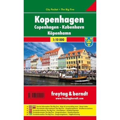 Freytag & Berndt Stadtplan Kopenhagen City Pocket 1:10.000. Copenhagen Koebenhavn Köpenhamn