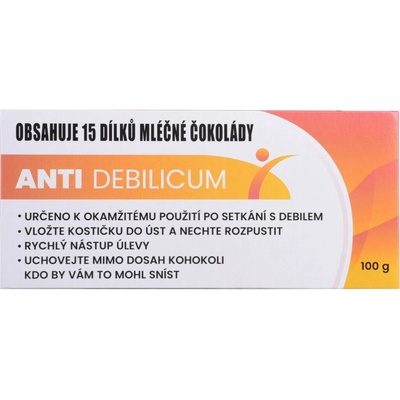 Bohemia Gifts Dárková mléčná anti-debilicum 100 g