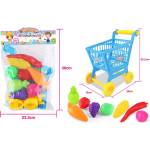 Armtoys КОЛИЧКА ЗА ПАЗАРУВАНЕ С ПЛОДОВЕ В ПЛИК