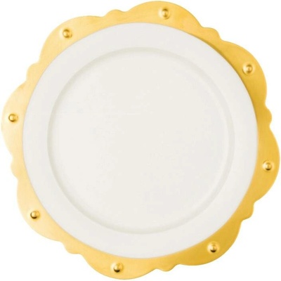 RAK Porcelain Golden Ultra talíř mělký pr. 33 cm, zlatý