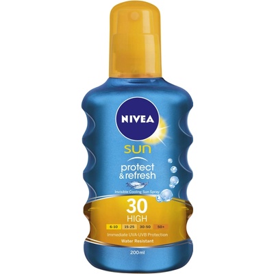 Nivea Sun Invisible Protection neviditelný spray na opalování SPF30 200 ml