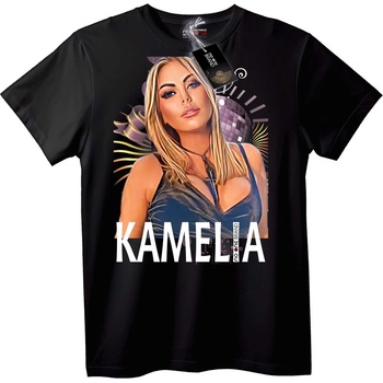 NOONEBRAND Тениска Камелия - 5XL, Black