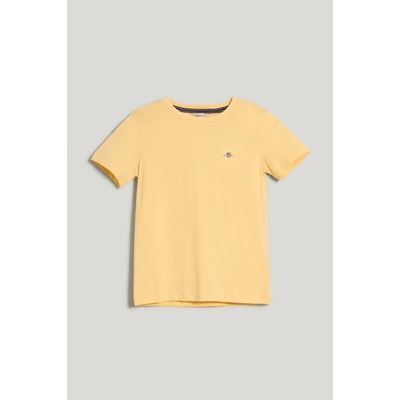 Gant Shield Ss T-shirt Dusty Light Yellow