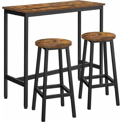 SONGMICS Barový set Vasagle Primer hnědý/černý – Zboží Mobilmania