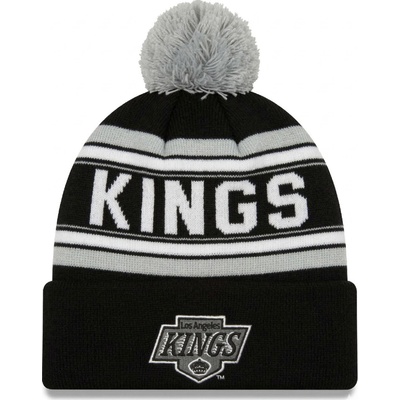 Outerstuff Dětská zimní čepice Los Angeles Kings NHL Jacquard Cuffed Knit With Pom