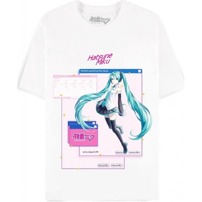 Hatsune Miku Pop Up Women's T shirt White