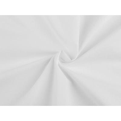 Prima-obchod Bavlněná látka / plátno perkál šíře 300 cm, barva bílá