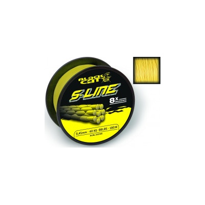 Black Cat Šnúra S-Line Žltá 250m 0,42mm 45kg