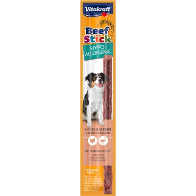 Vitakraft Beef Stick Hypoallergenic s krůtou a pštrosem 1 kus 12 g