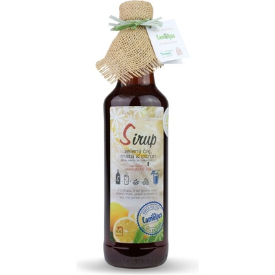 Camellus Sirup Zelený čaj máta a citron 0,5 l