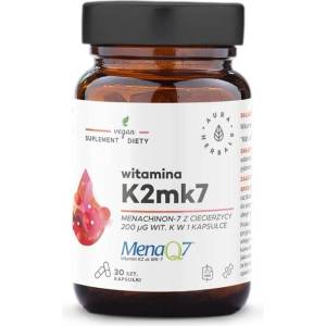 Aura Herbals Витамин K2, 200 mcg, 30 капсули, Aura Herbals (613680 AH)