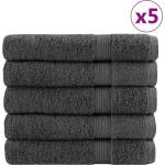 vidaXL Премиум сауна кърпи SOLUND 25 бр антрацит 80x200 см 600 gsm (137171)