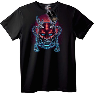 NOONEBRAND Тениска Демон Маска - 2XL, White