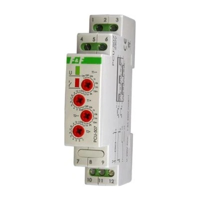 F&F Univerzální časové relé 230V 2x8A - PCU-507