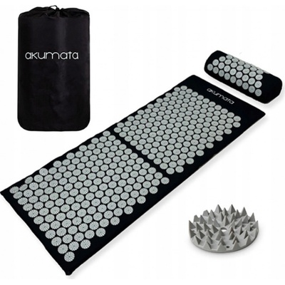 AKUMATA Akupresurní podložka černo-šedá 110 x 43 cm