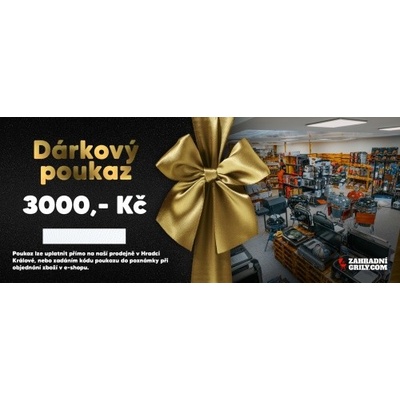 Dárkový poukaz 3000,- Kč