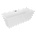 Mexen Tonia 170x75 cm white/black (52171707500-70)