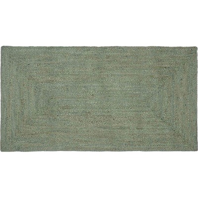 vidaXL Килим за площ Маслиненозелено 60 x 110 cm юта (42010445)